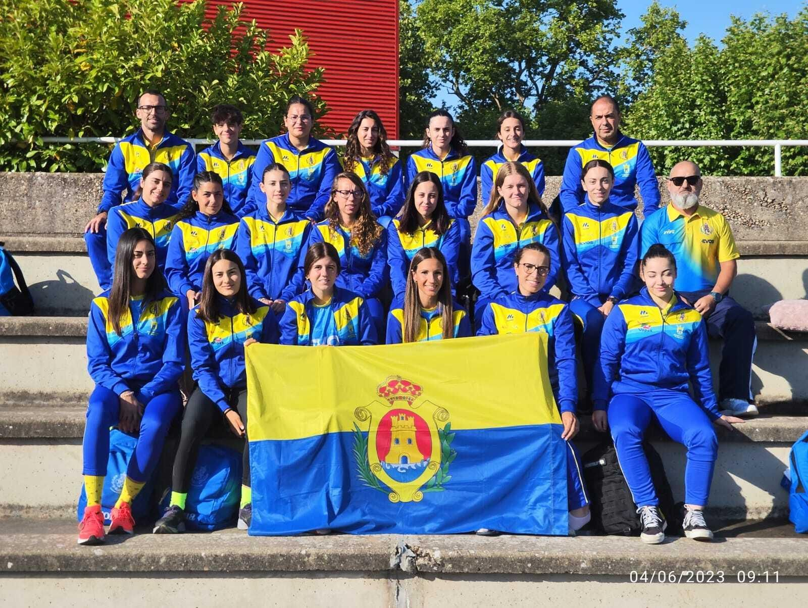 El equipo senior femenino del Bahía de Algeciras