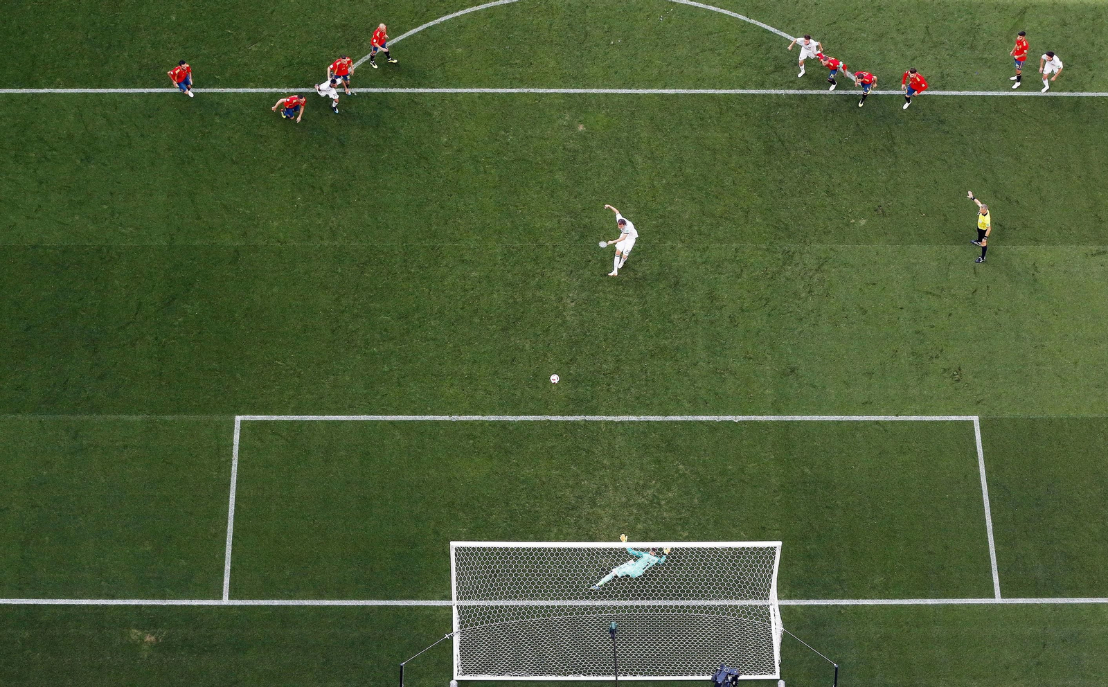 Las imágenes del España-Rusia