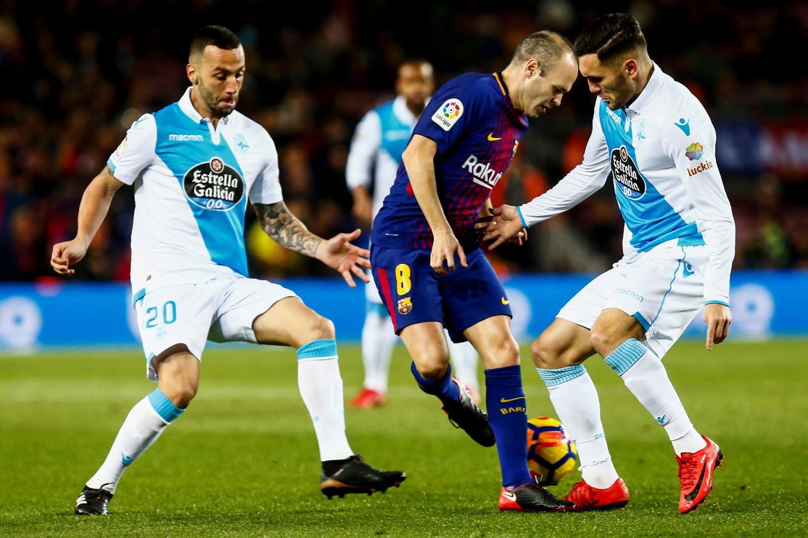 El Barcelona-Deportivo de La Coruña, en imágenes