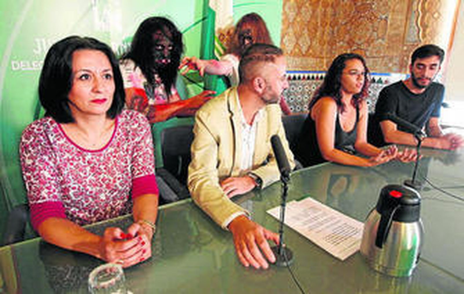 Los zombis ya comenzaron el ataque en la presentación de ayer.