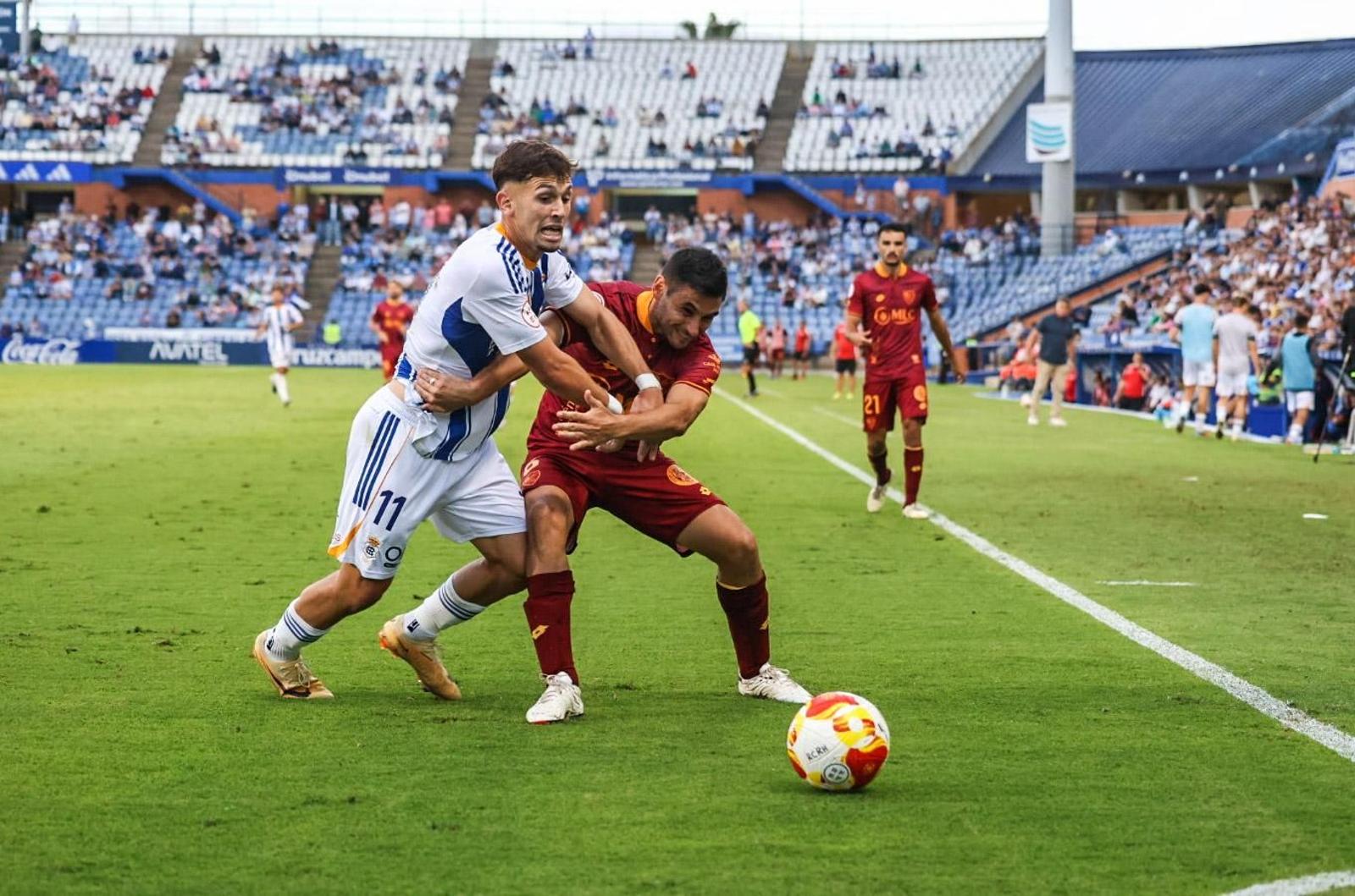 Las mejores imágenes del Recreativo de Huelva- Linares Deportivo