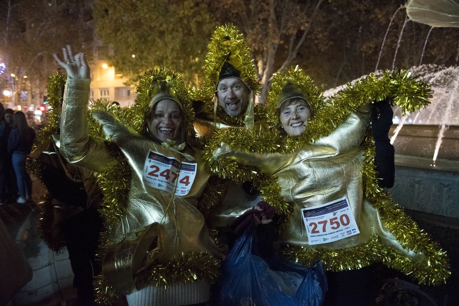 La carrera nocturna de Navidad, en imágenes