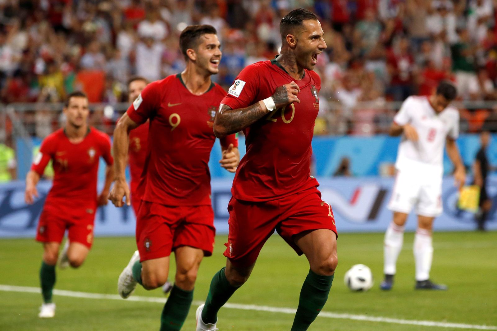 Las imágenes del Irán-Portugal