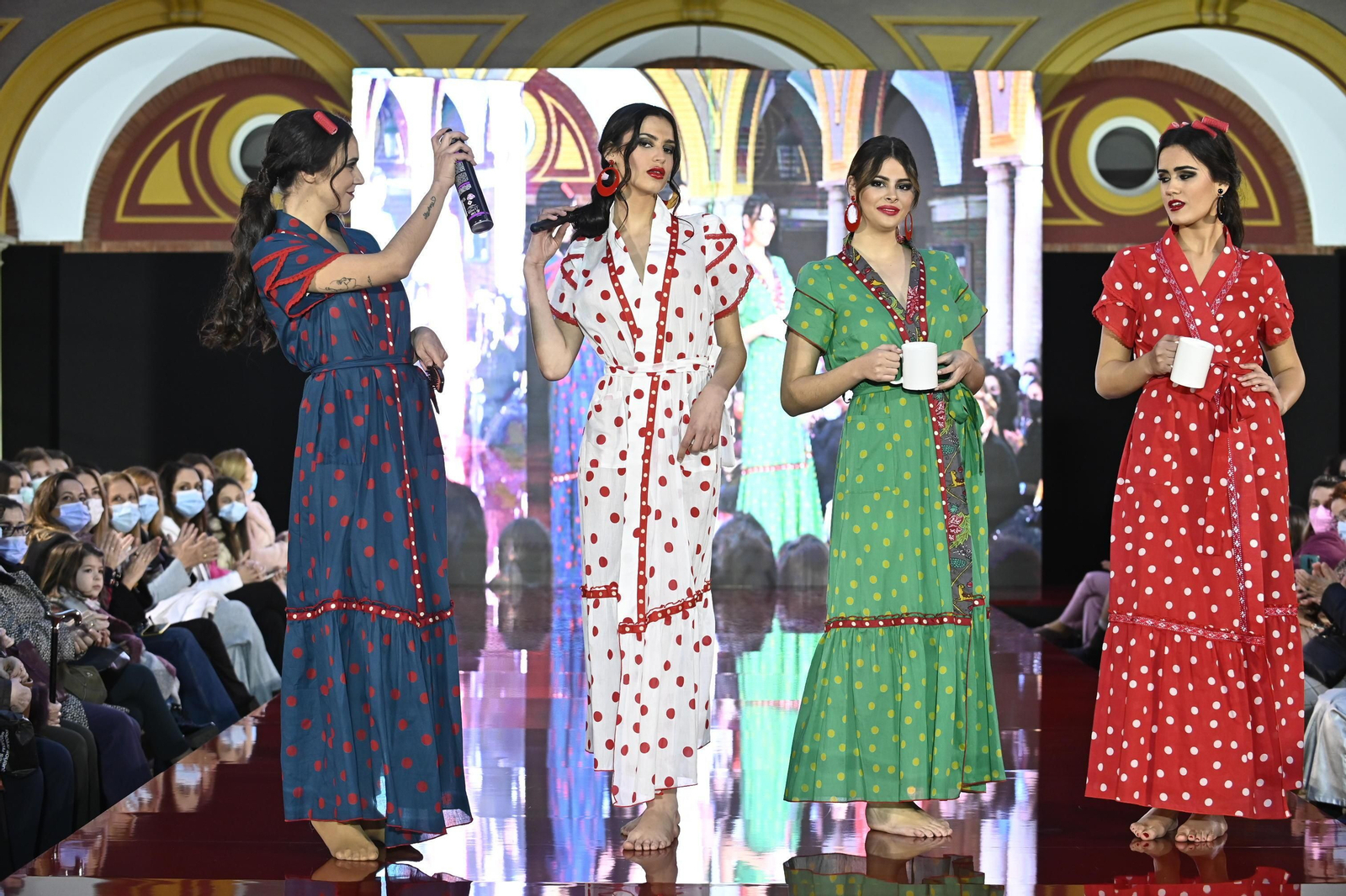 El desfile de Pol Núñez en Pasarela Huelva Flamenca 2022, todas las fotos