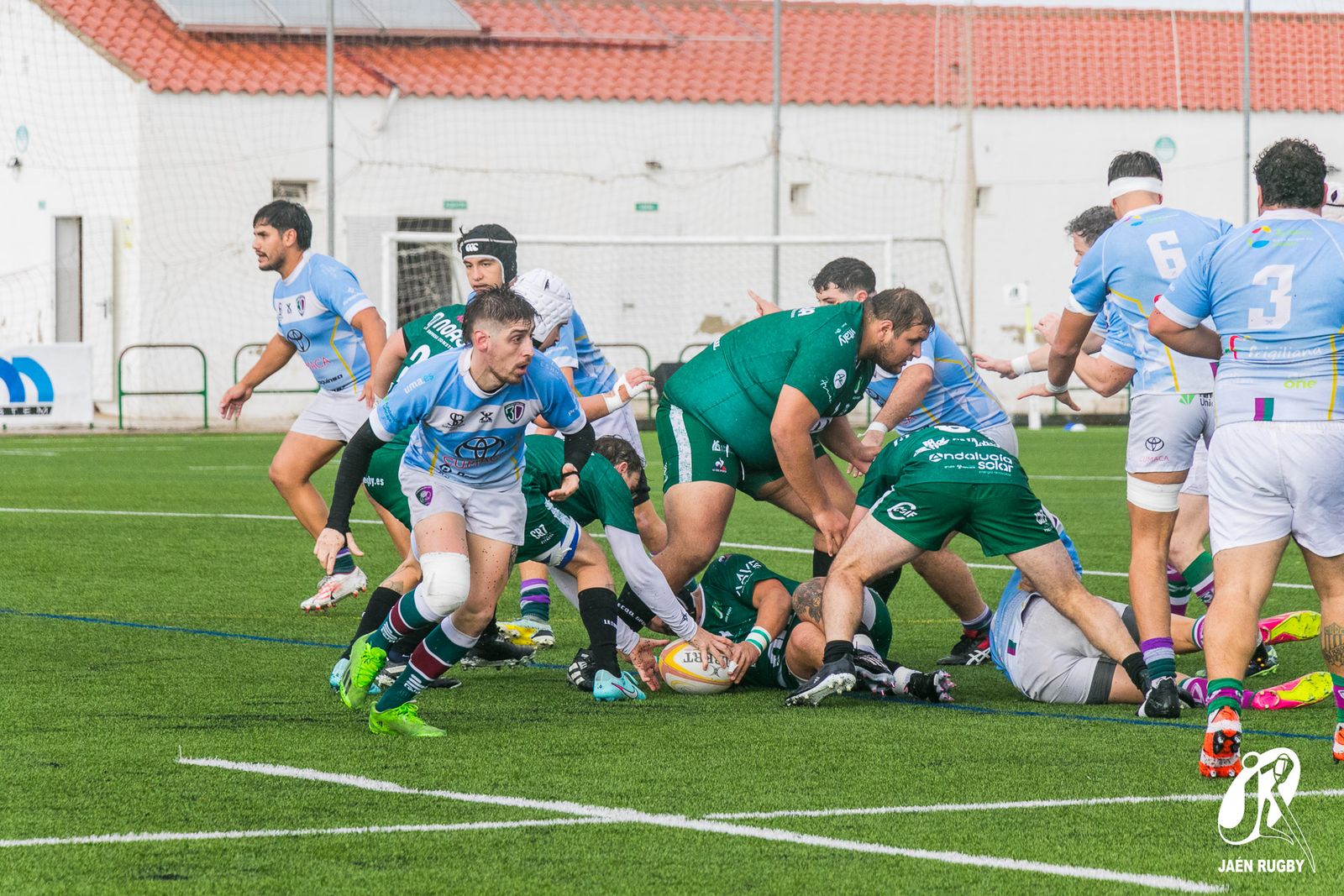 Foto de archivo del partido disputado entre ambos conjuntos en Las Lagunillas.