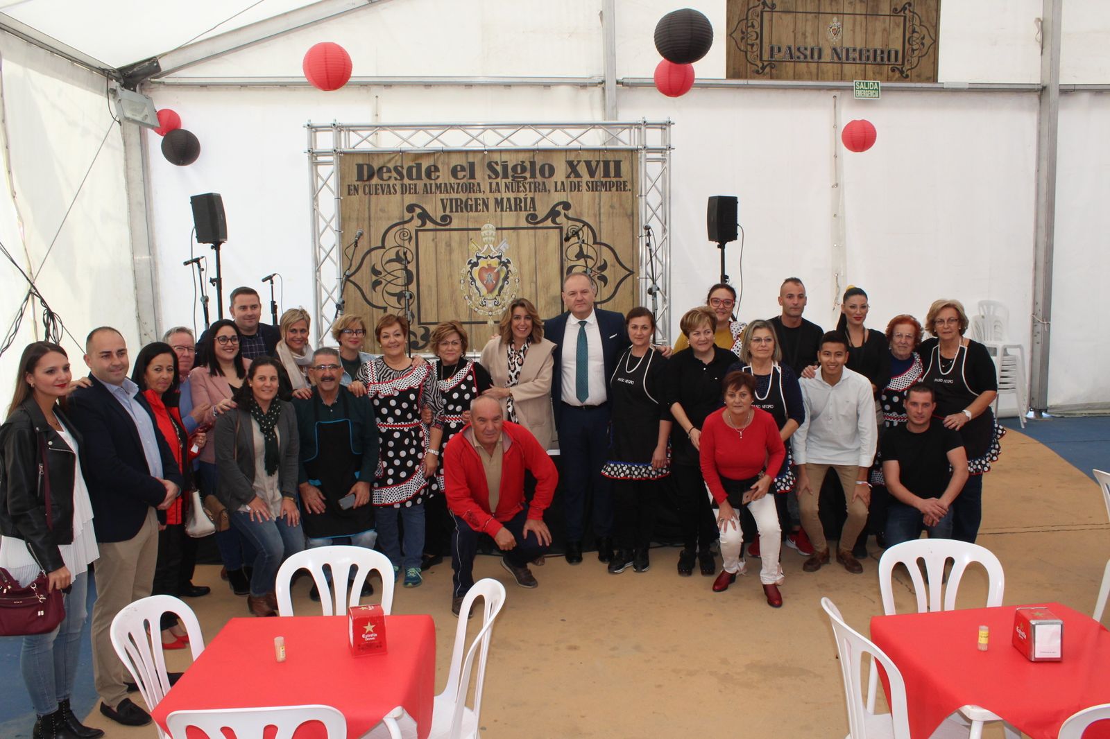 Susana Díaz visita la Feria de Cuevas del Almanzora