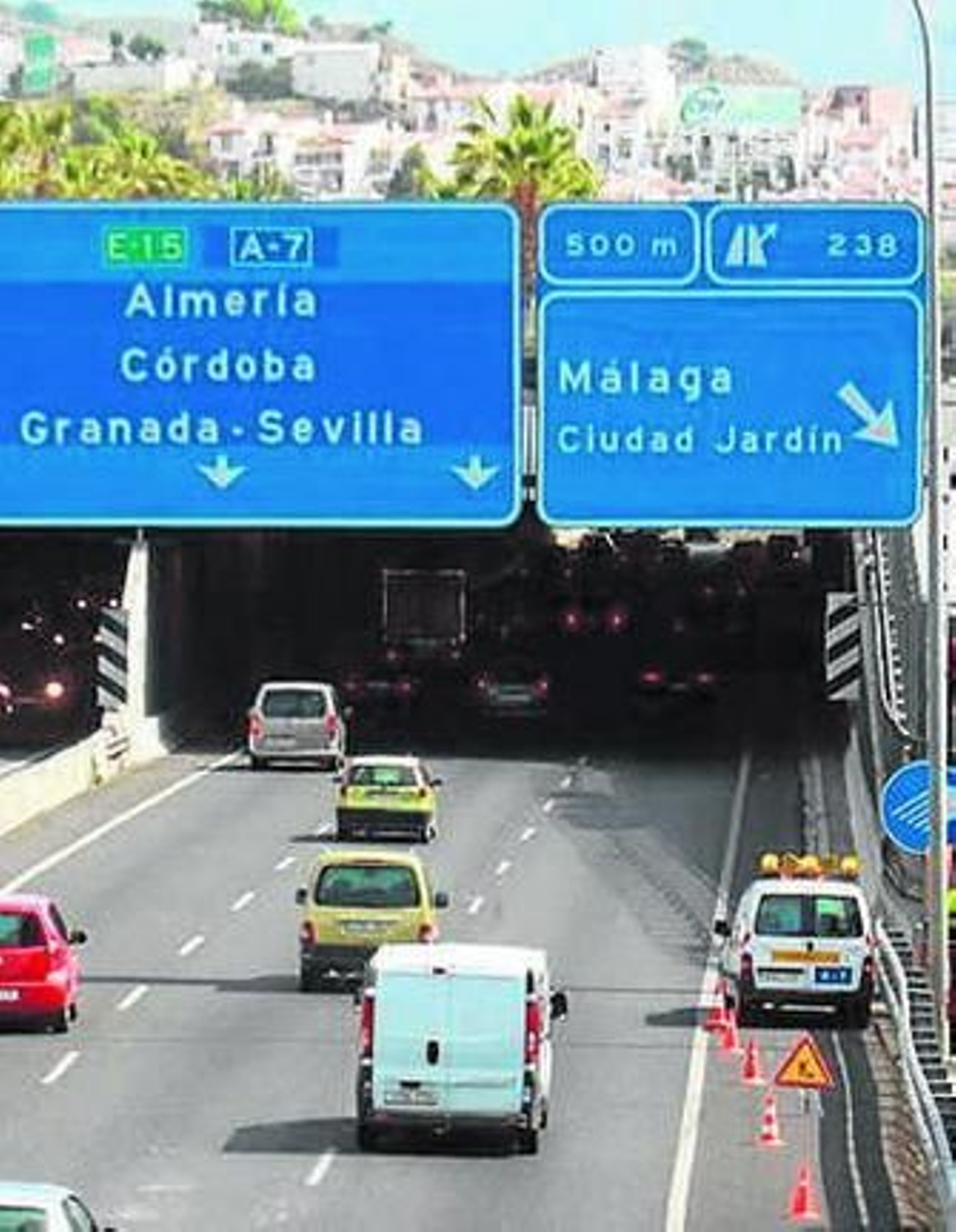 El tráfico, restablecido.