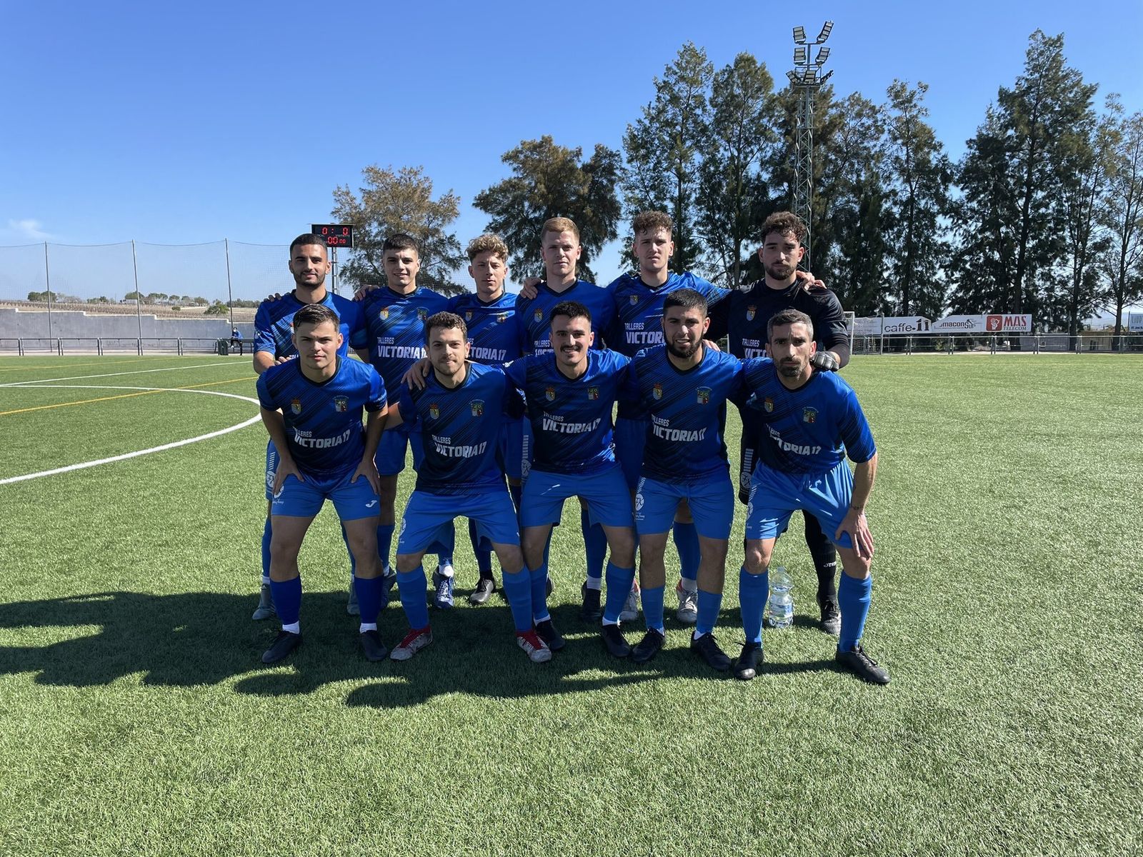 Formación que ha presentado el Guadalcacín ante el Castilleja.