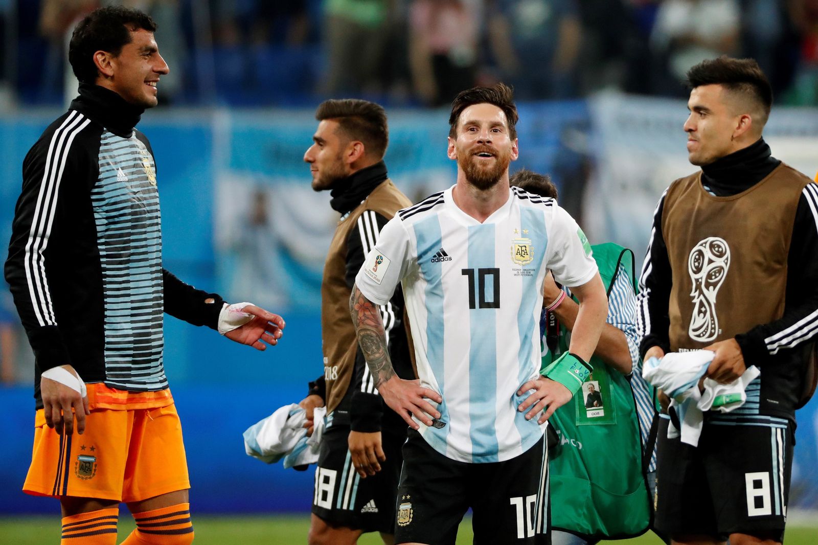 Las imágenes del Nigeria-Argentina