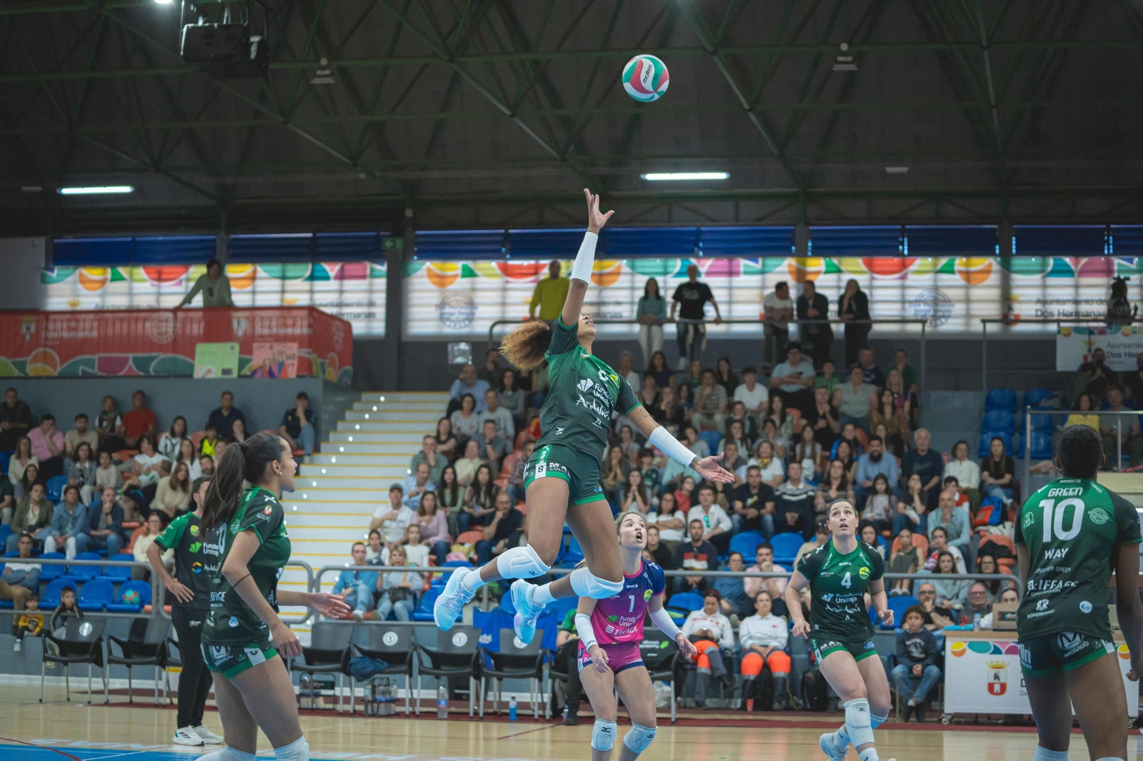 Las fotos del triunfo del Fundación Unicaja Andalucía ante el Haro en voleibol