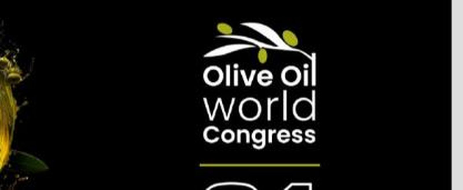 Cartel del Olive Oil World Congress.