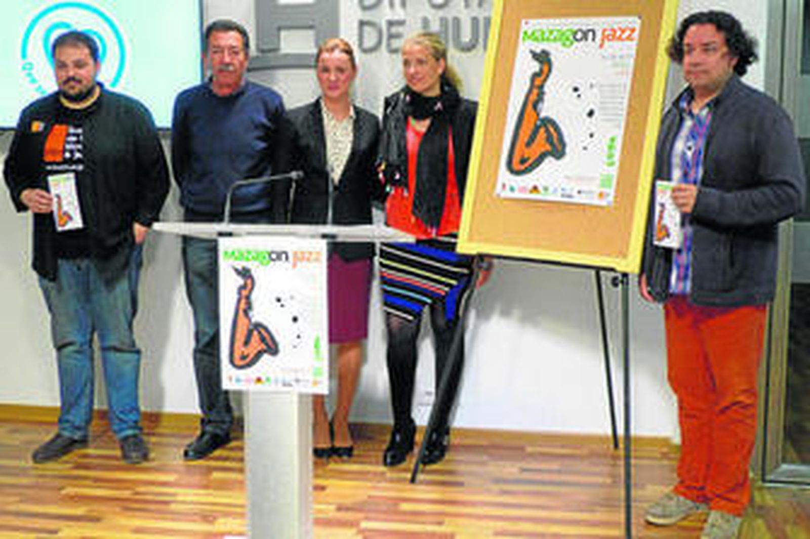 Presentación de la programación del ciclo musical en la Diputación Provincial de Huelva.