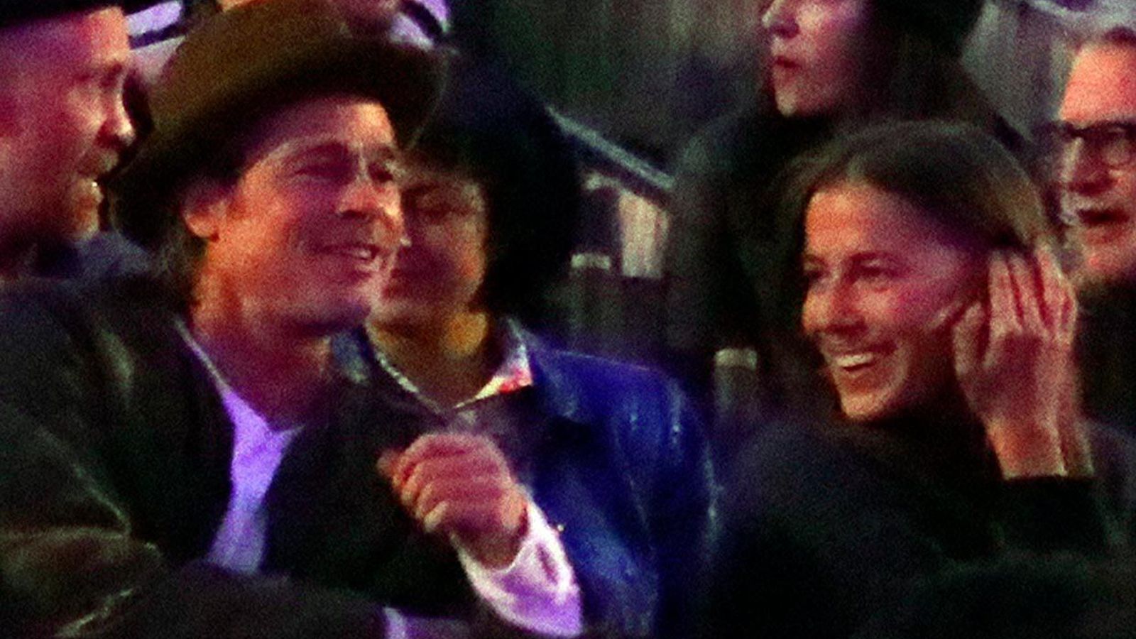 La supuesta pareja, en un concierto de Kanye West en 2019.