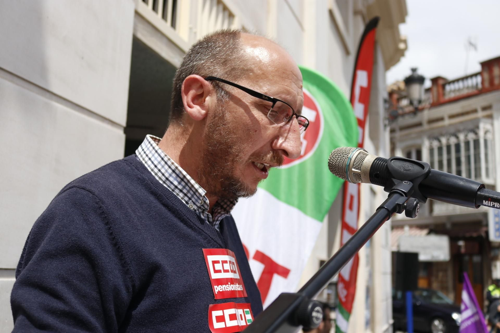 La manifestación por el Día del Trabajador en La Línea