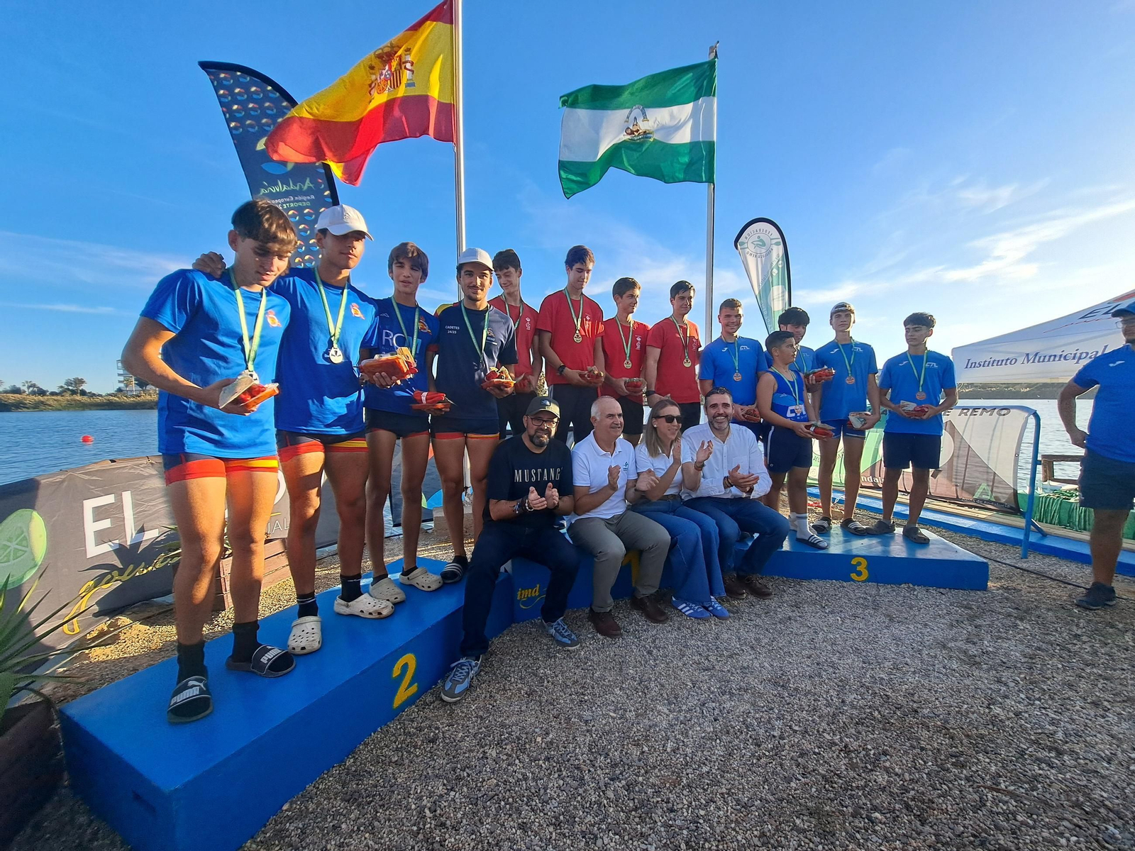 Uno de los podios de la competición celebrada este pasado sábado en Almerimar.
