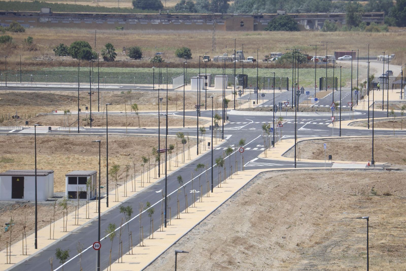 Terrenos que ocupará la Base Logística del Ejército de Tierra