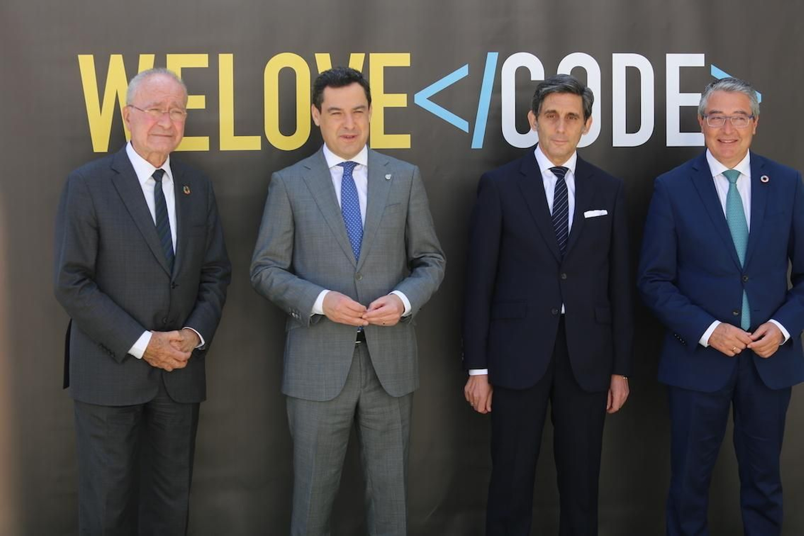 Un momento de la inauguración oficial del campus ‘42’ de Málaga.