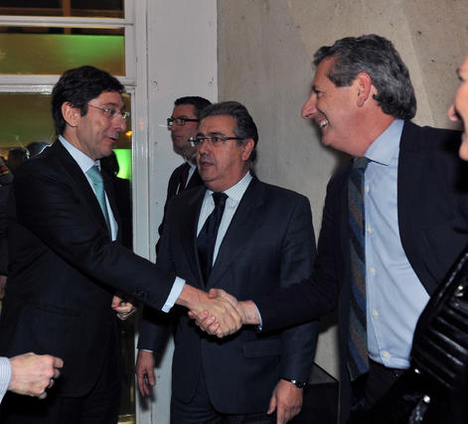 José Ignacio Goirigolzarri, Juan Ignacio Zoido y Jesús Maza, consejero delegado de Emasesa.

Foto: Juan Carlos Vazquez/Manuel Gomez