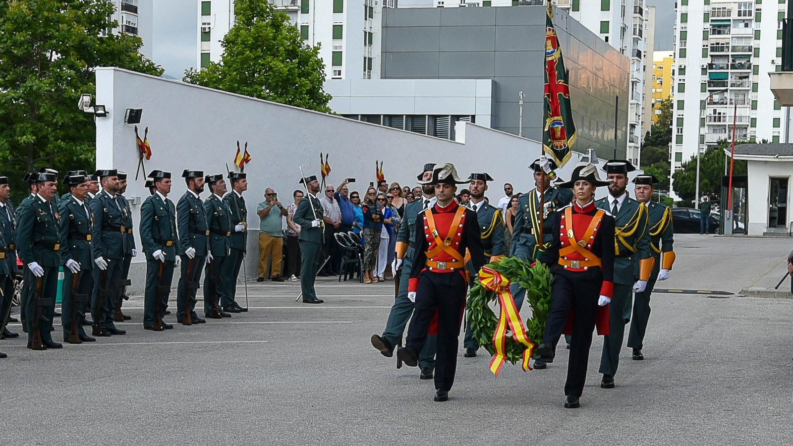 Fotos del acto por el 179 aniversario de la creación de la Guardia Civil en la Comandancia de Algeciras