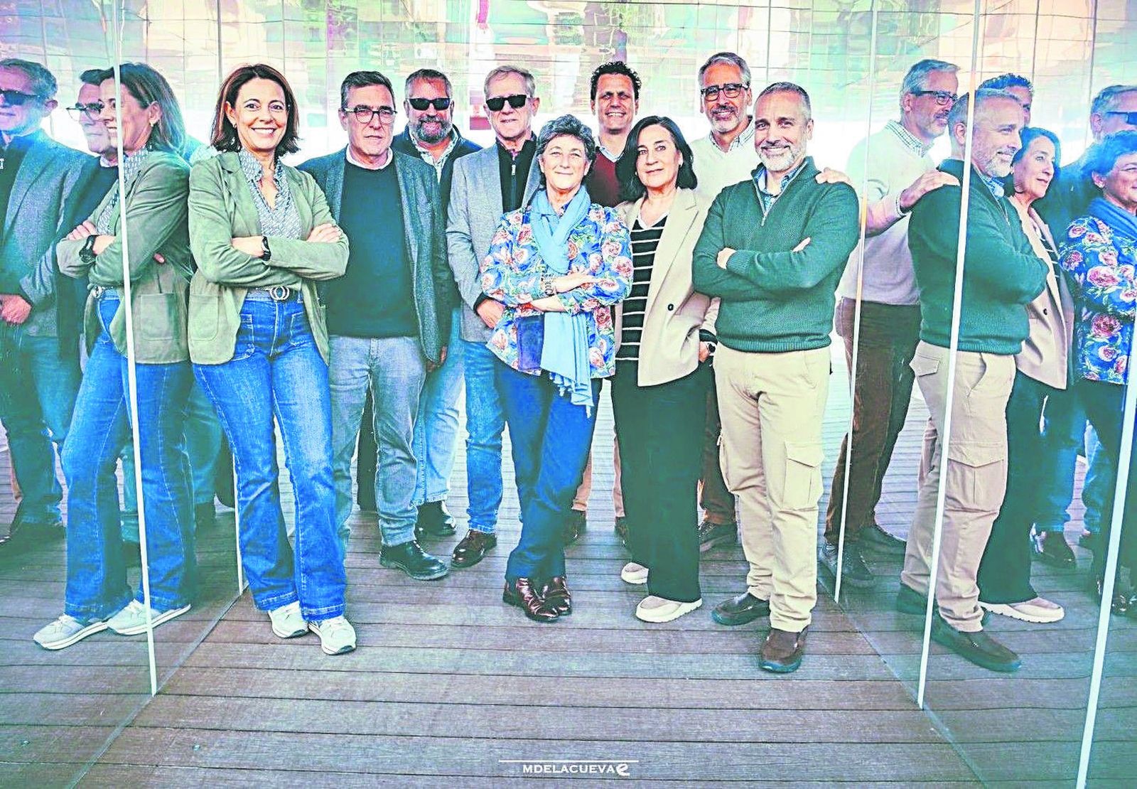 Miembros de la Junta de Gobierno de COLVET Cádiz.