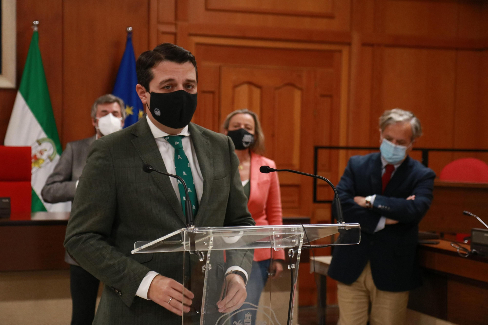 Comparecencia del alcalde de Córdoba tras el acuerdo sobre los remanentes.