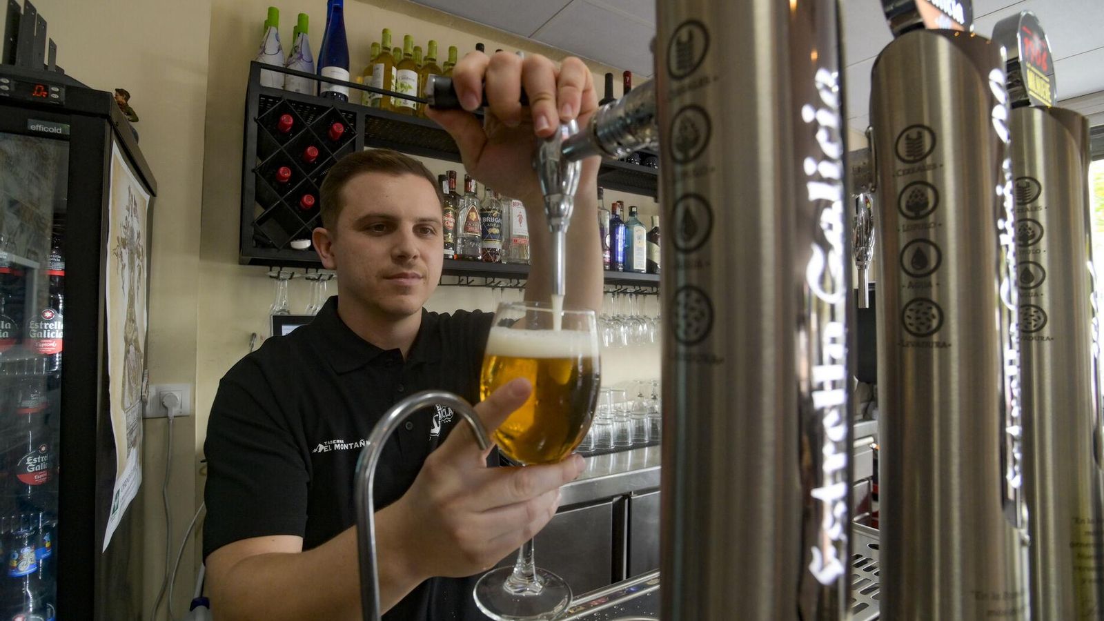 Sergio lleva muchos años en el mundo de la hostelería.