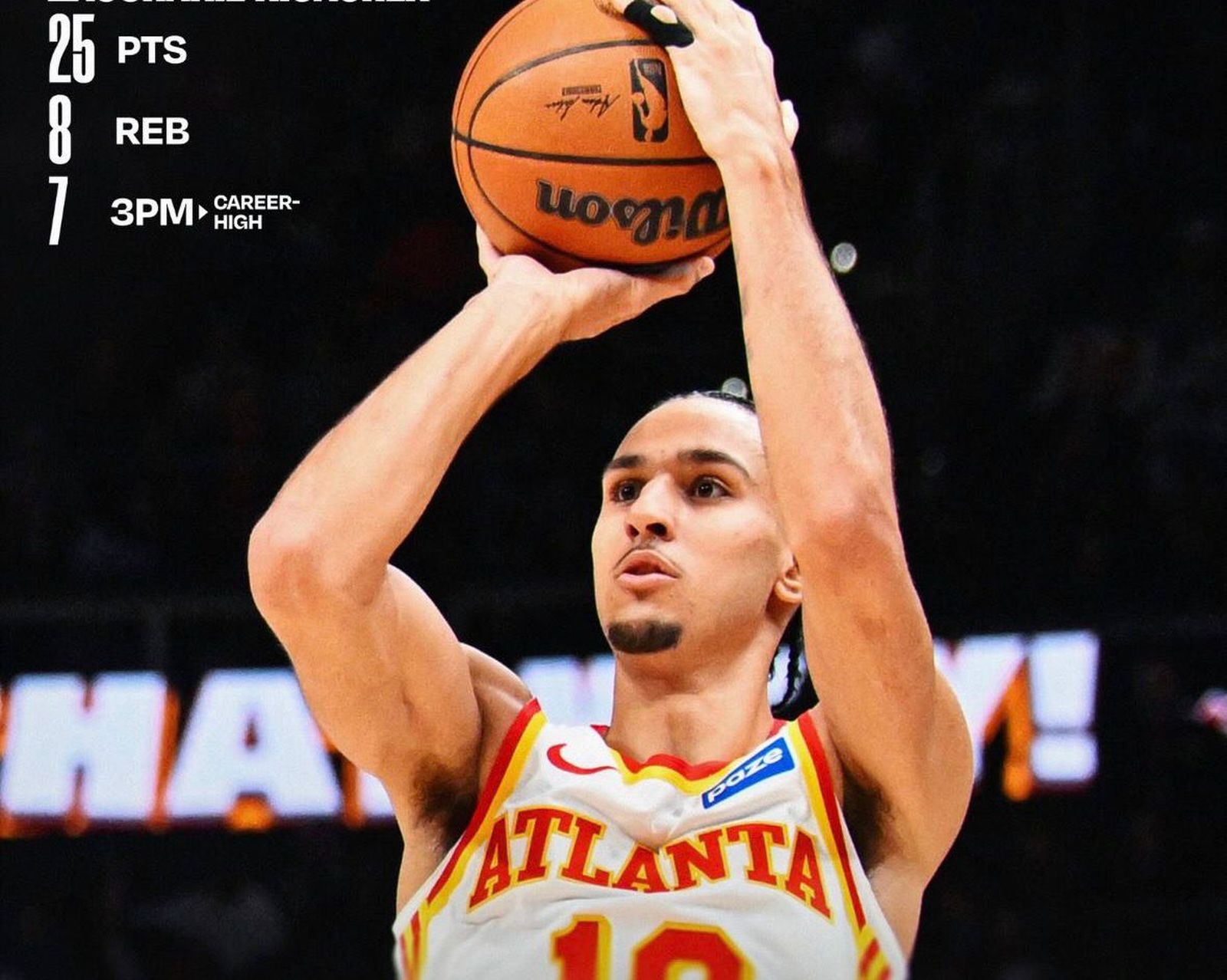 Noche estelar del malagueño Zaccharie Risacher: 25 puntos y 7 triples