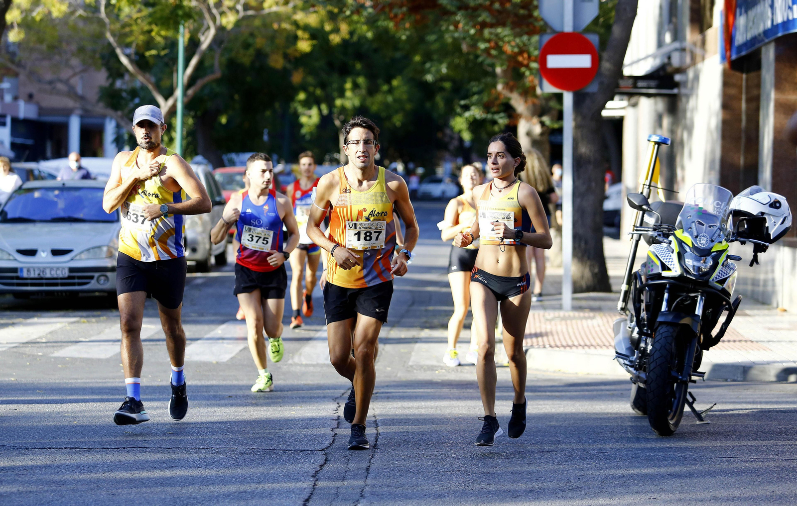 Las fotos de la primera carrera urbana en Málaga tras la pandemia Las fotos de la primera carrera urbana en Málaga tras la pandemia