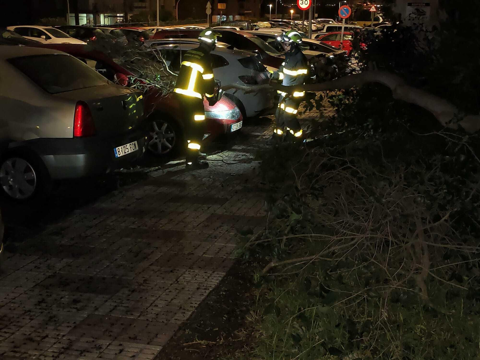 Borrasca Bernard en Algeciras