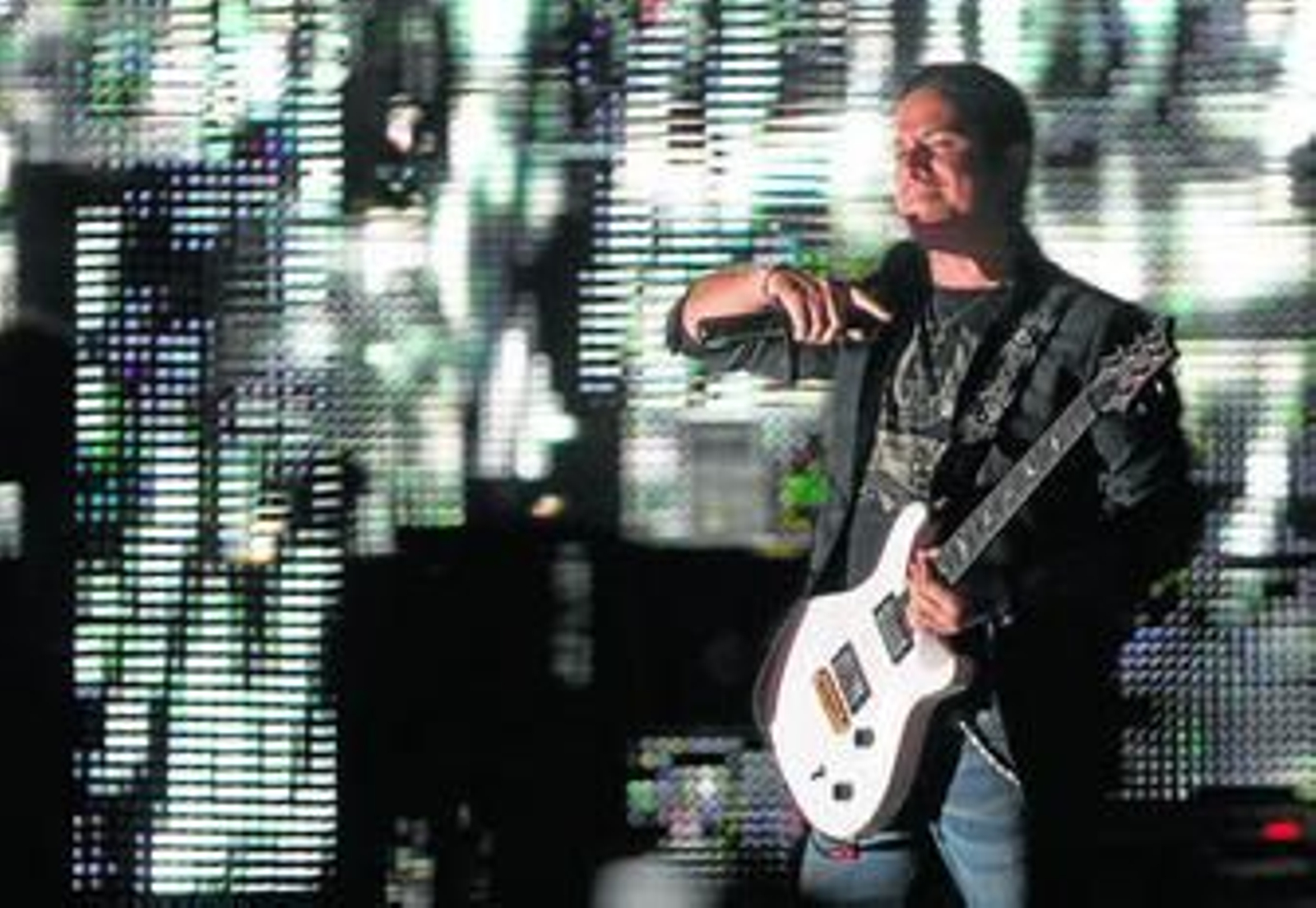 Alejandro Sanz, en el concierto que ofreció el pasado septiembre en Alcalá.