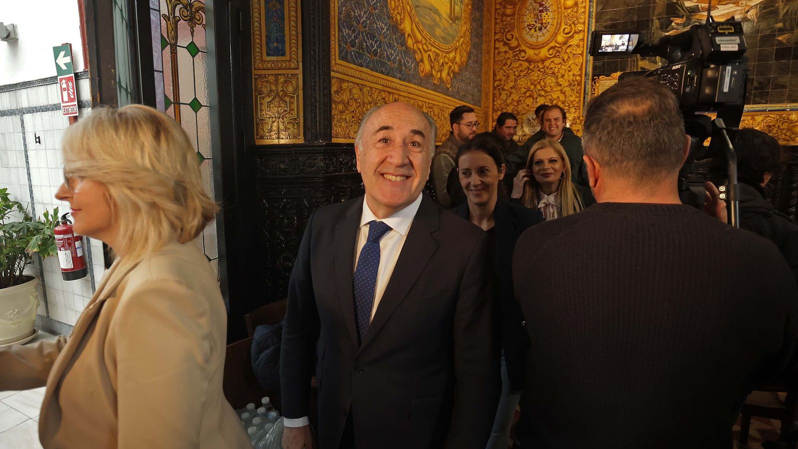 Landaluce, tras la rueda de prensa del viernes.