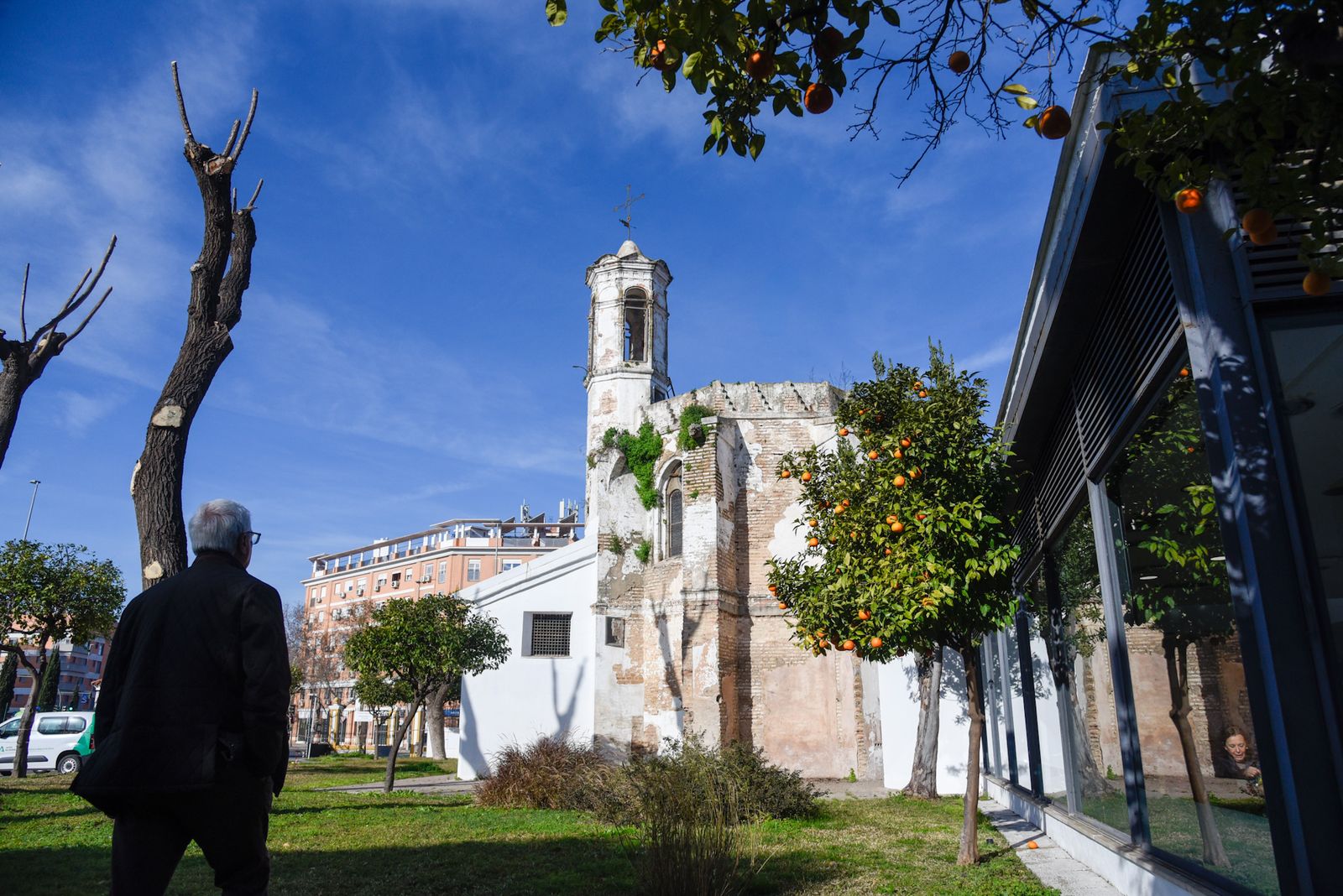 La sevillana iglesia de San Lázaro.