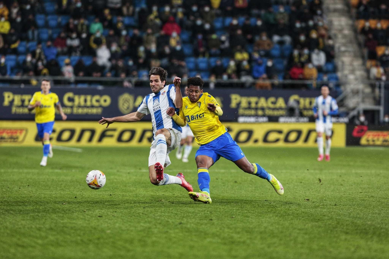 Las imágenes del partido Cádiz - Espanyol