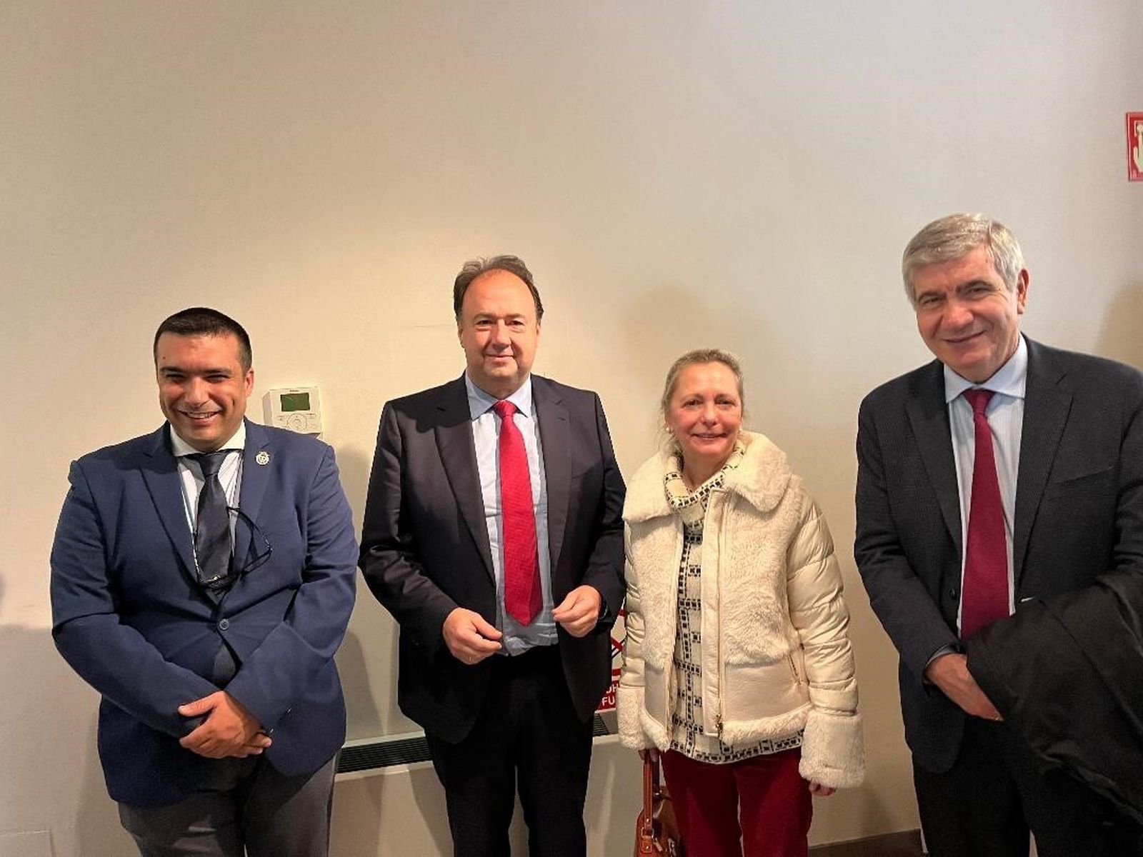 Francisco Glicerio Conde Mora con Casimiro Mantell.