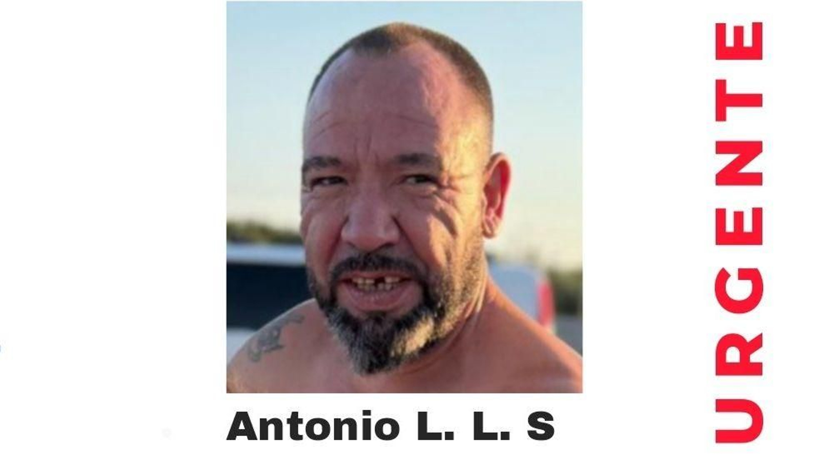 Antonio, desaparecido en Jaén.