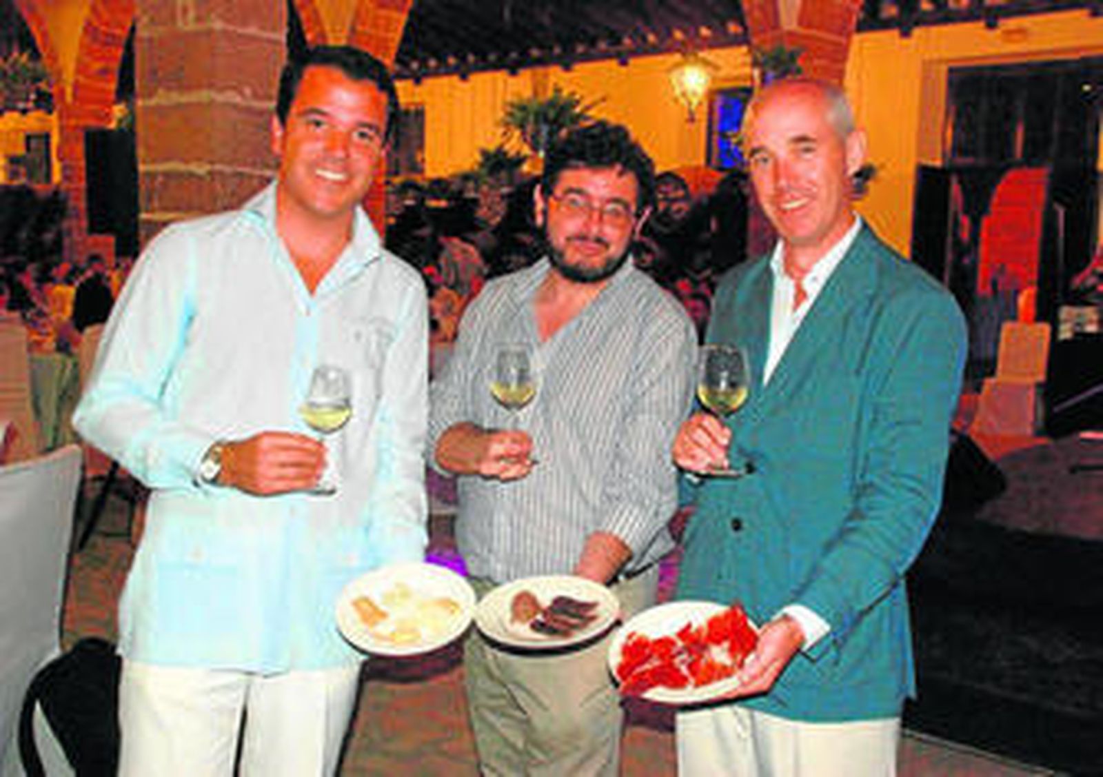 De izquierda a derecha, Juan Mateos, Pepe Monforte y Federico Sánchez-Pece.