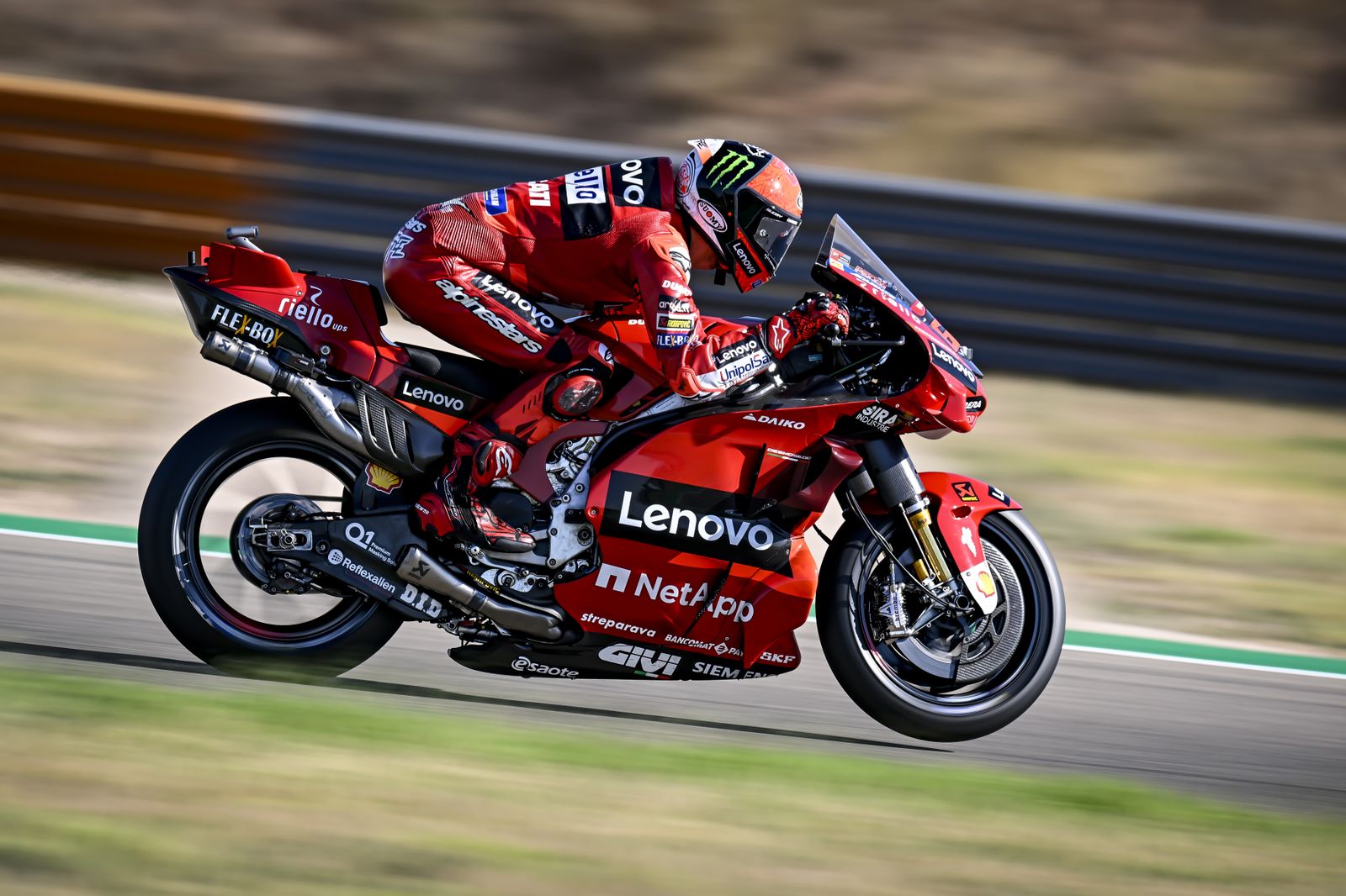 Bagnaia ha firmado en Motorland la quinta pole consecutiva.