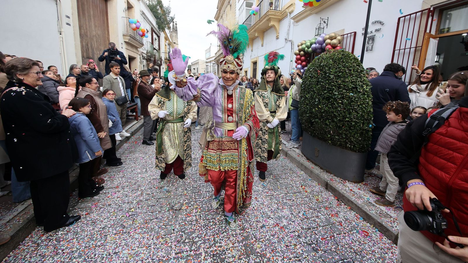 Imágenes de la cabalgata del Cartero Real de Jerez