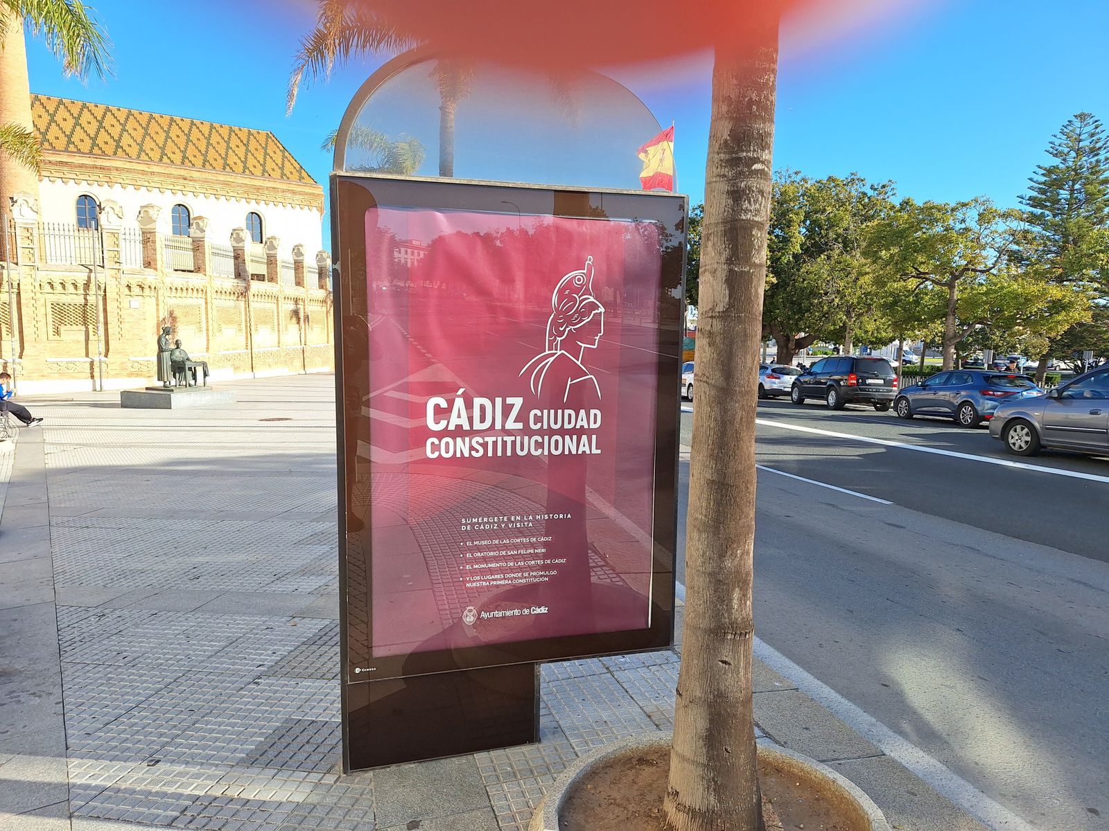 El nuevo cartel promocionando el Cádiz Constitucional.
