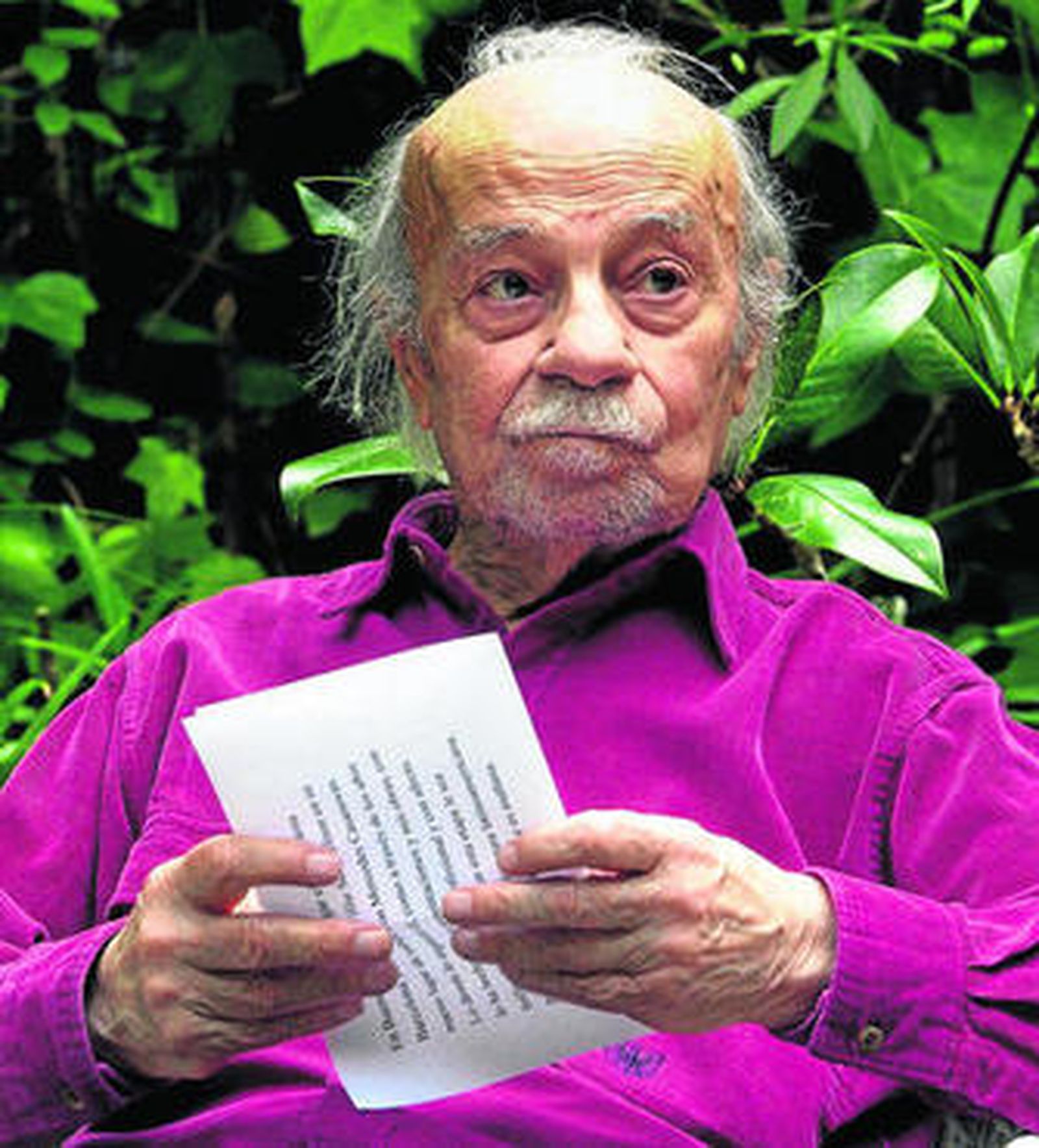 Imagen de archivo del escritor argentino Ernesto Sabato, recientemente fallecido.