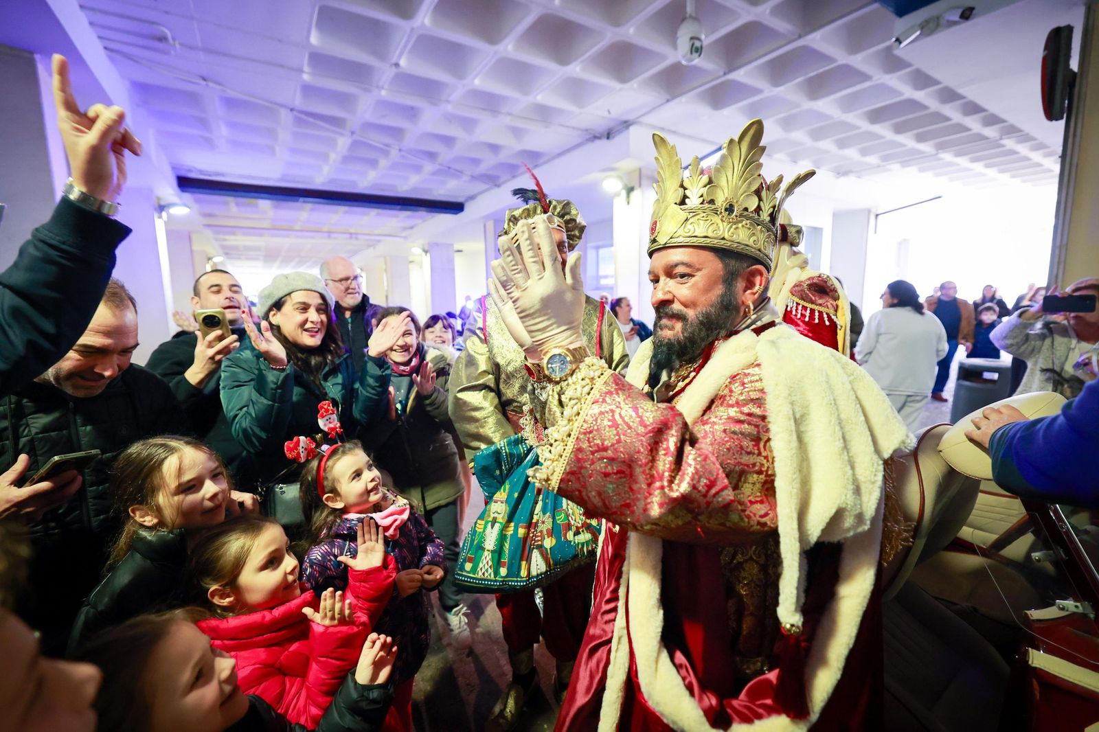 Los Reyes Magos, en el hospital Puerta del Mar de Cádiz.