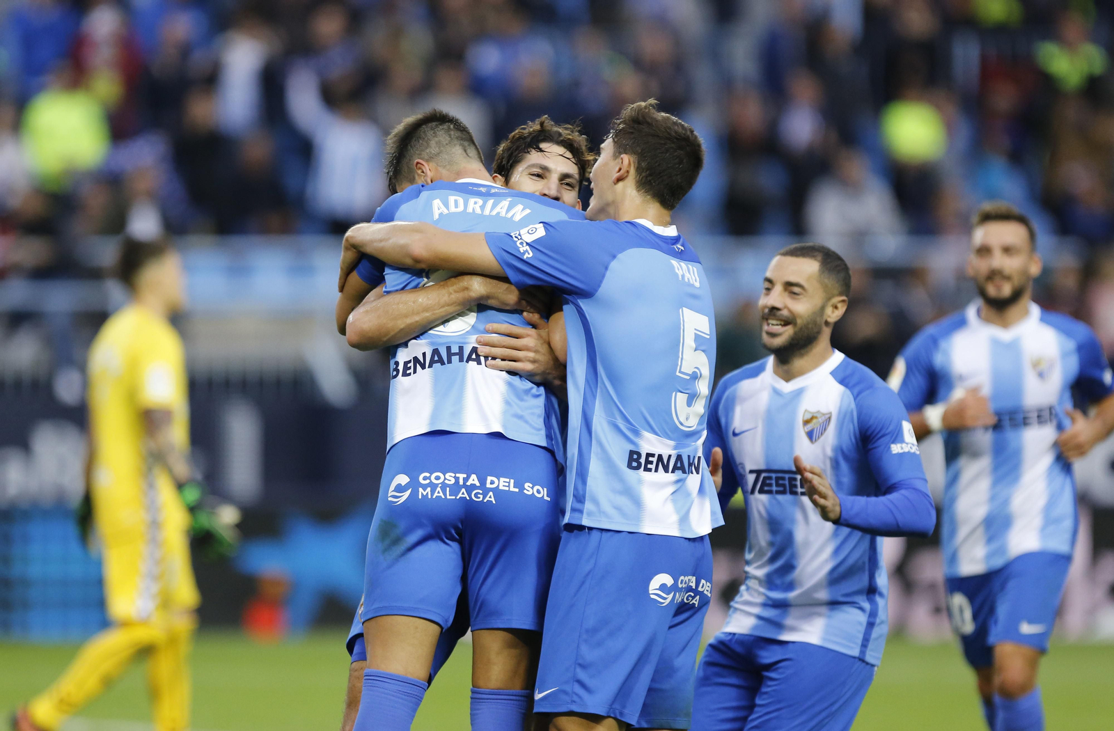 Las imágenes del Málaga-Nàstic