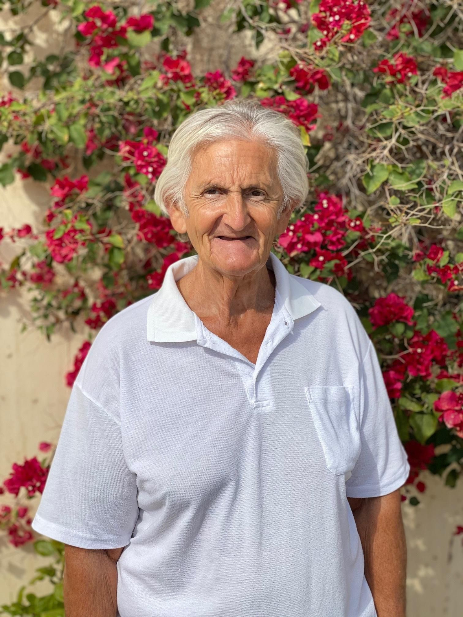 Pedro Carrasco. Usuario de la residencia de mayores de Pulpí.