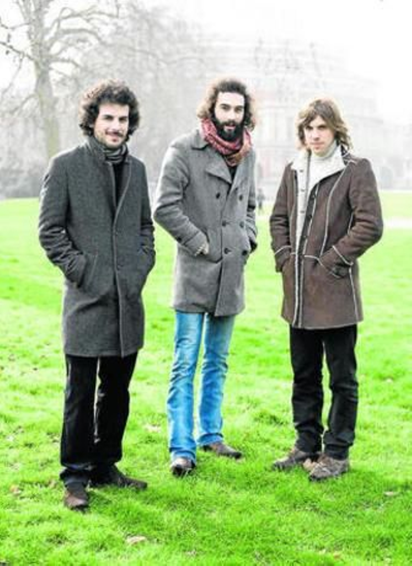 Los tres componentes del grupo madrileño 84. Los tres componentes del grupo madrileño 84.