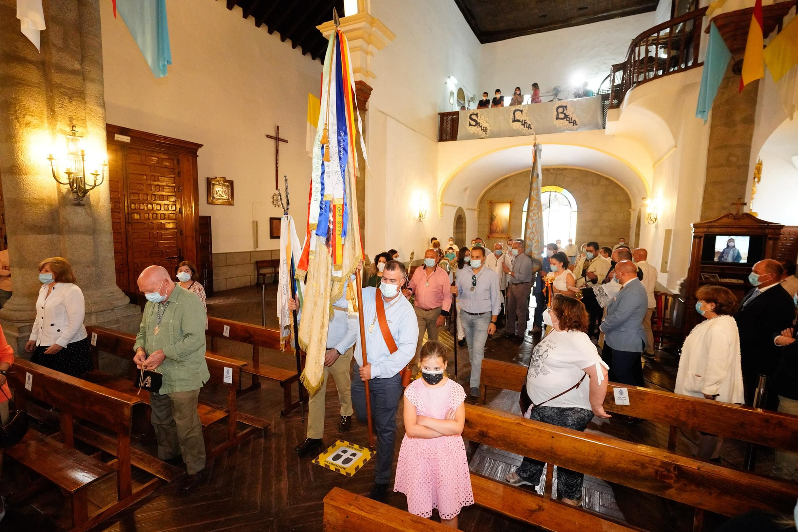 Las fotografías de la llegada de la Virgen de Luna a Villanueva de Córdoba