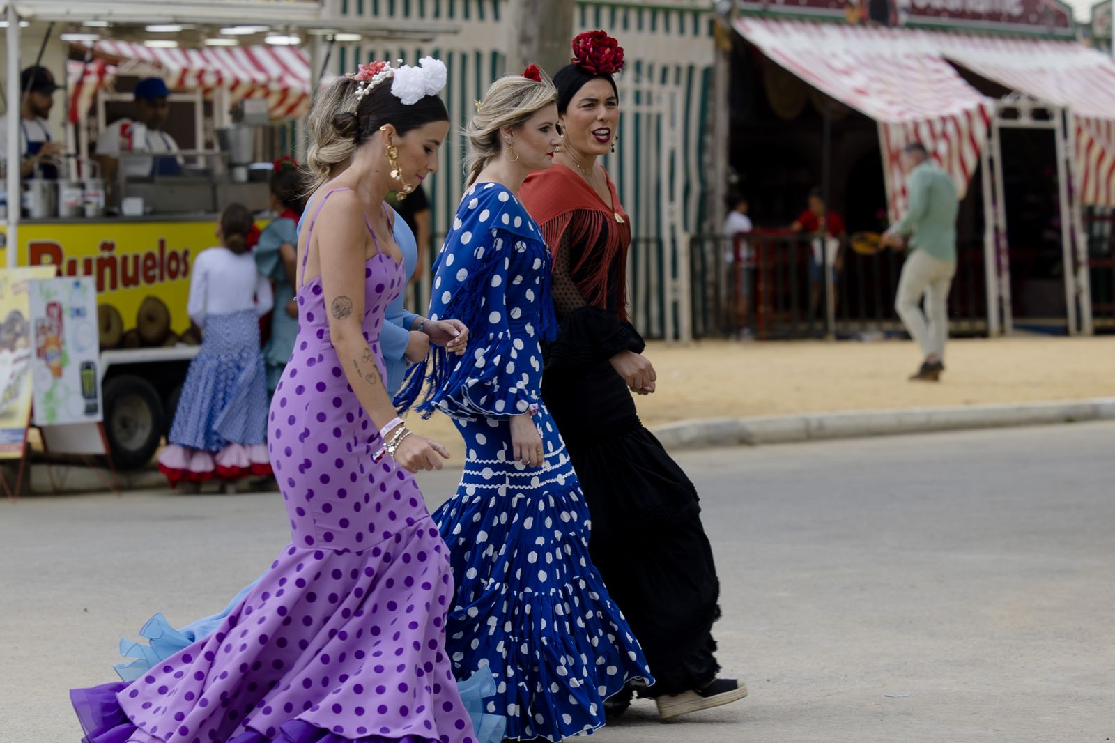 Primer día de la feria del Puerto de Santa María en imágenes