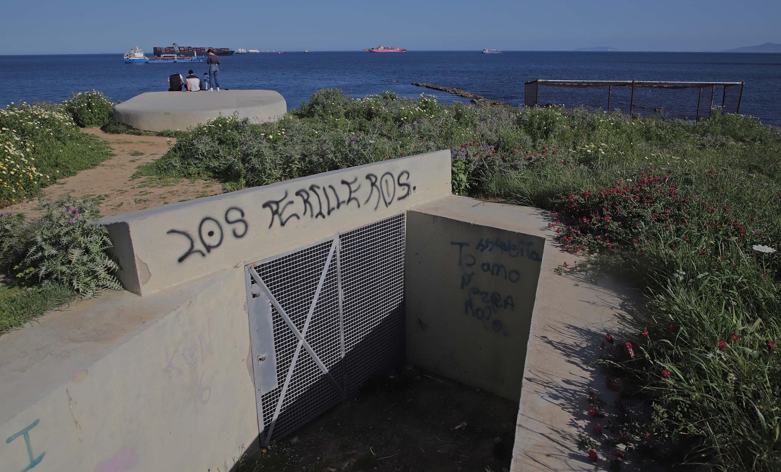 Fotos del estado de abandono del Parque del Centenario de Algeciras