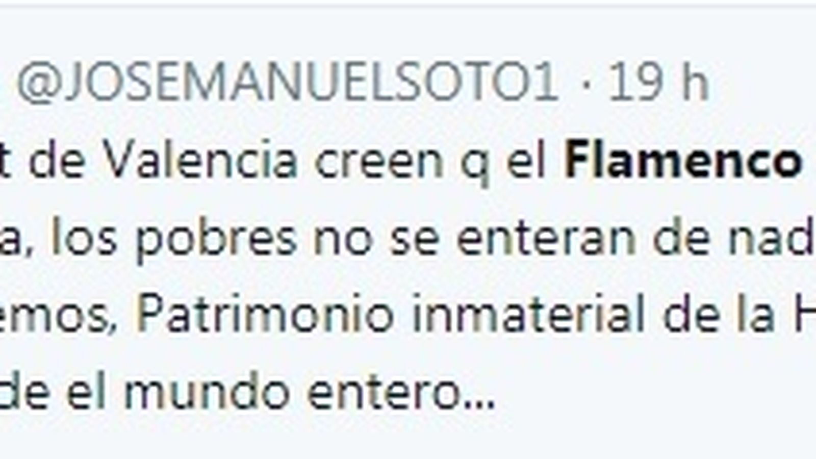 José Manuel Soto tuit.