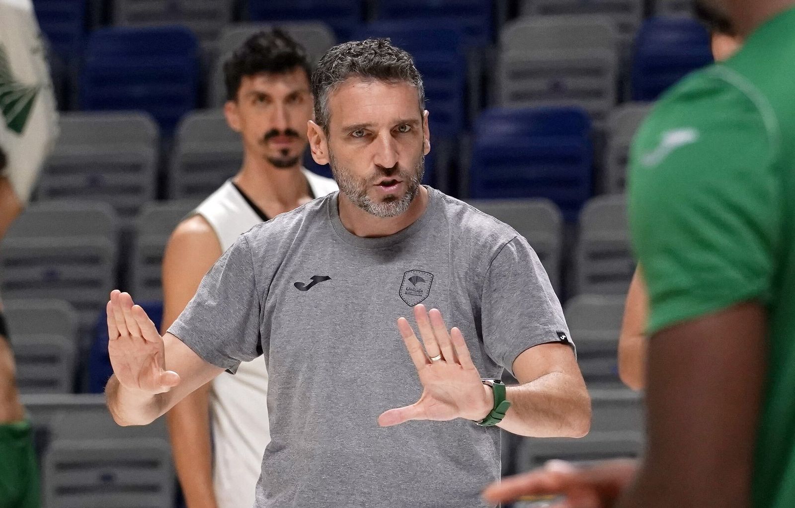 Ibon Navarro, durante un entrenamiento.
