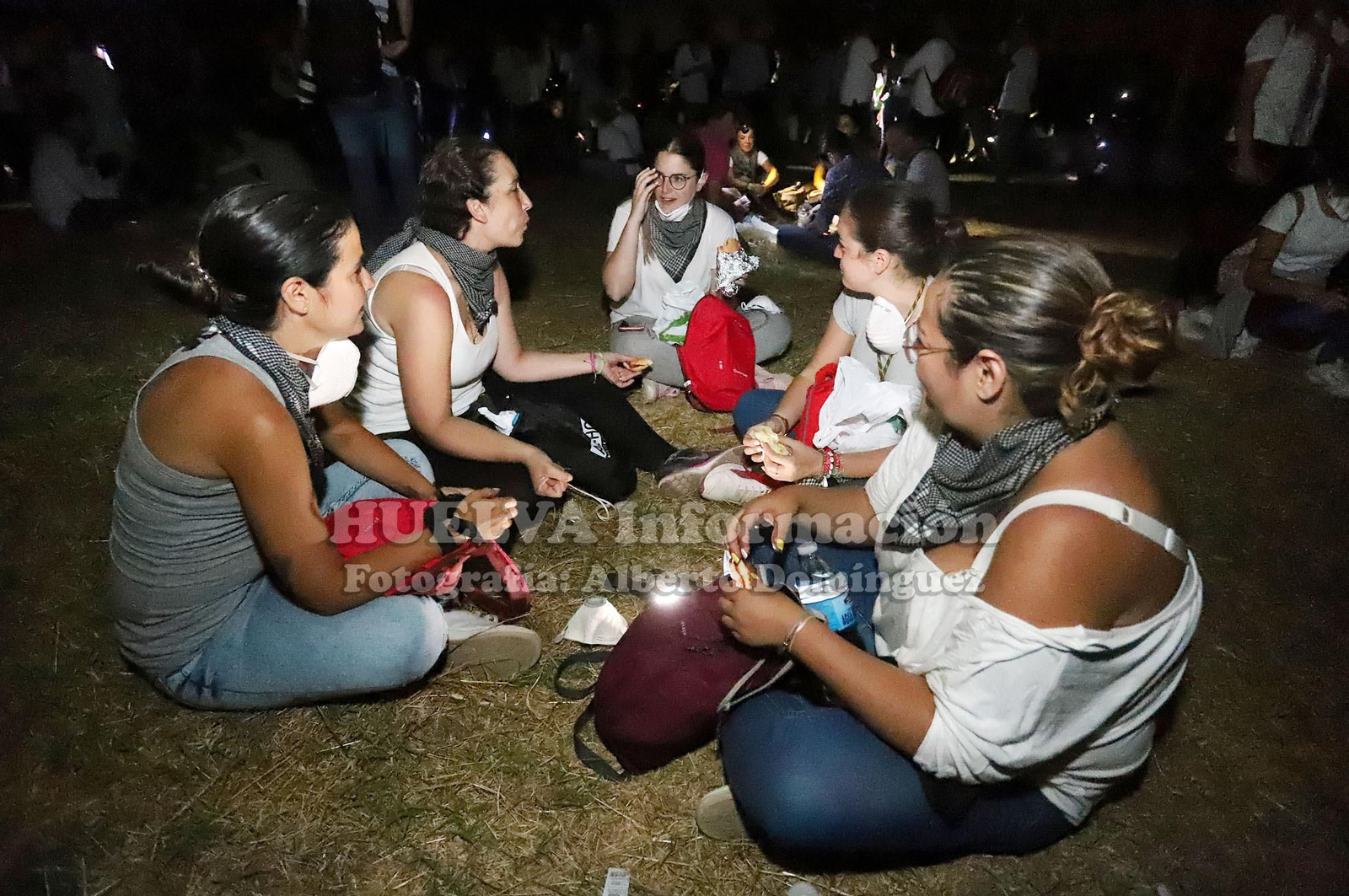 Imágenes del camino de la Venida de la Virgen del Rocío